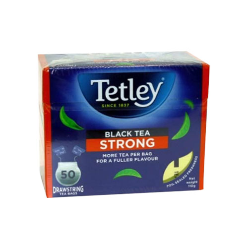 Tetley Strong Black Tea 50 Bags Metro Markets