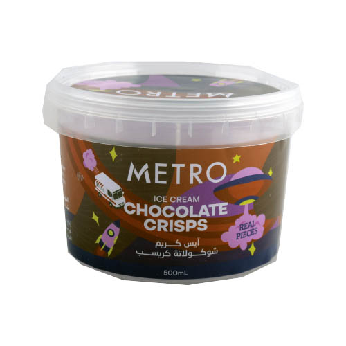 Crispy Chocolate ice cream 500 ml Metro Markets