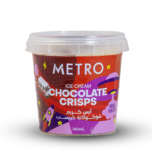 Crispy Chocolate ice cream 140 ml Metro Markets